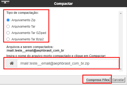 criação de backup email4