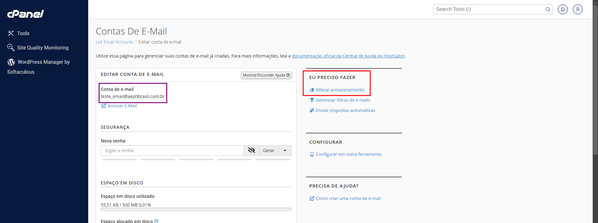 limpeza de  email2