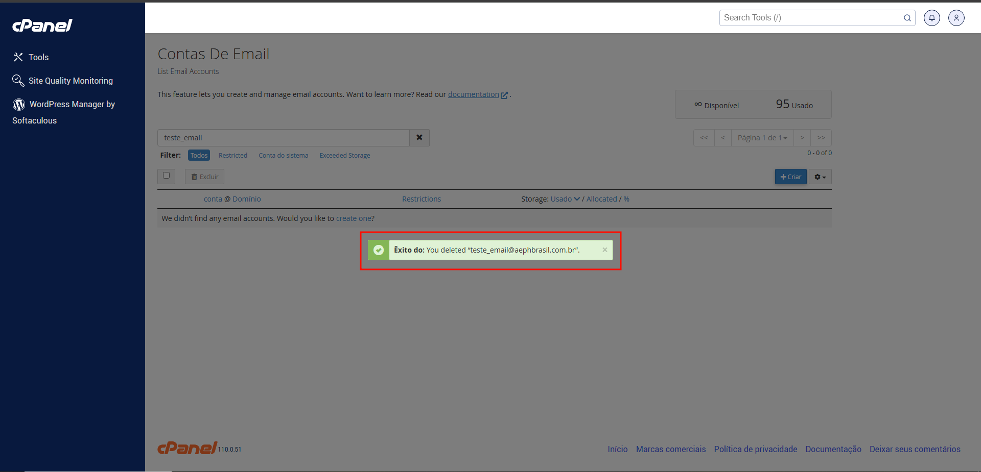 remocao de email exemplo5